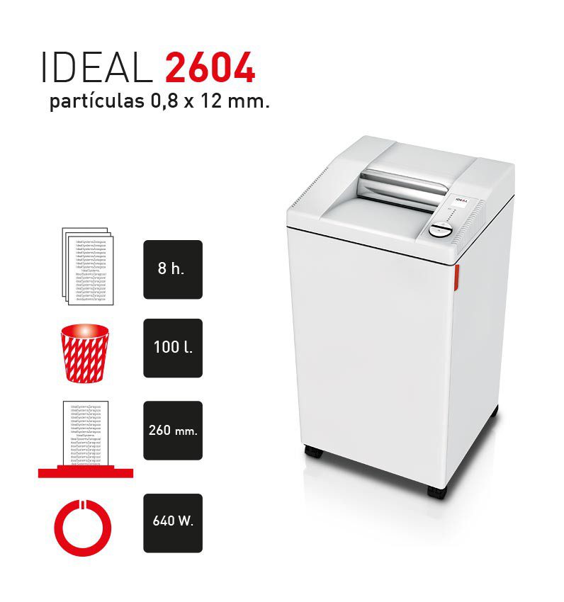DESTRUCTORA IDEAL 2604 MC (0,8X12)