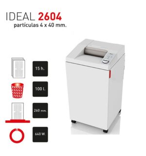 DESTRUCTORA IDEAL 2604 CC (4X40)