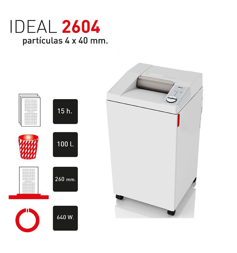 DESTRUCTORA IDEAL 2604 CC (4X40)