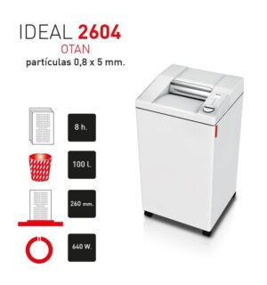 DESTRUCTORA IDEAL 2604 SMC (0,8X5)