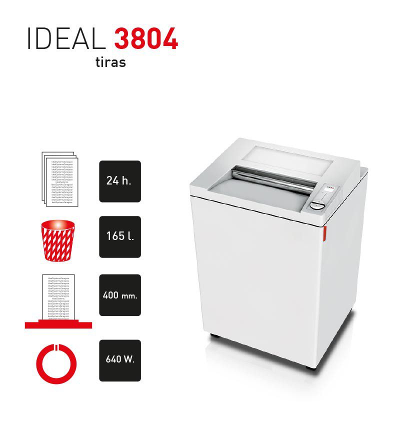 DESTRUCTORA IDEAL 3804 HASTA FINALIZAR STOCK