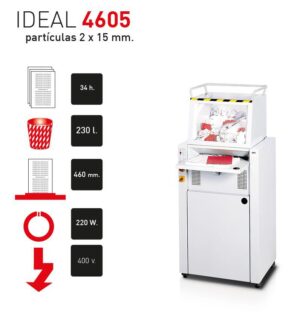 DESTRUCTORA IDEAL 4605 CC (2X15)