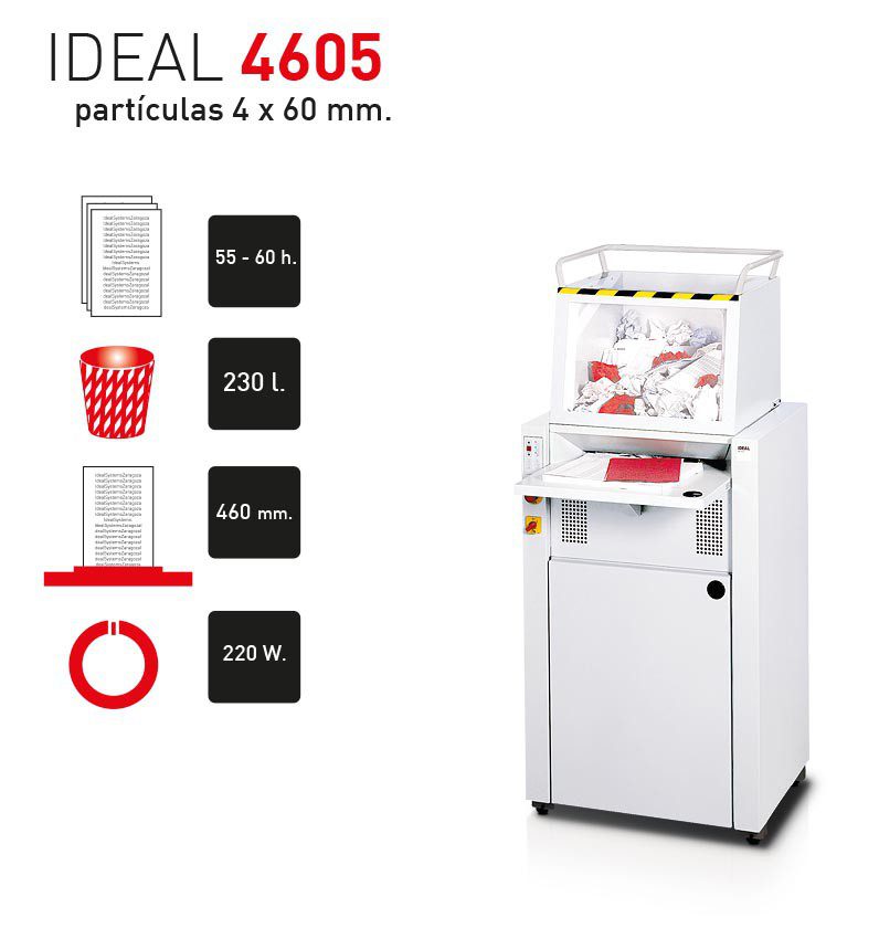 DESTRUCTORA IDEAL 4605 (4X60)