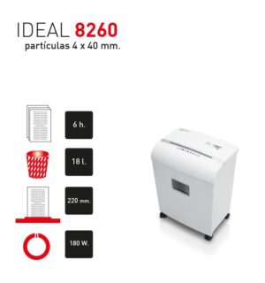 DESTRUCTORA IDEAL 8260 CC SHREDCAT