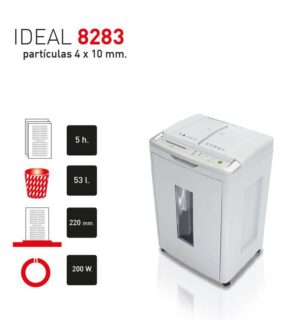 DESTRUCTORA IDEAL 8283 CC SHREDCAT AUTO FEED (4x10)