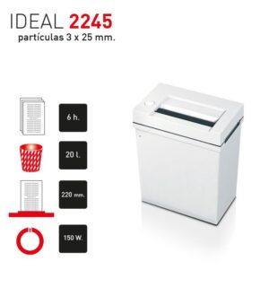 DESTRUCTORA IDEAL 2245 CC (3x25)