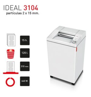 DESTRUCTORA IDEAL 3104 CC (2X15)