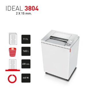 DESTRUCTORA IDEAL 3804 CC (2X15)