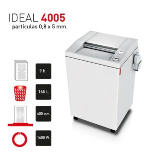 DESTRUCTORA IDEAL 4005 SMC (0,8 X 5)