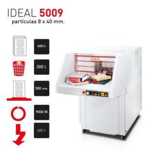 DESTRUCTORA IDEAL 5009-2 CC (8X40-80)