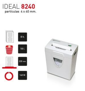 DESTRUCTORA IDEAL 8240 CC SHREDCAT (4x40)