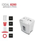 DESTRUCTORA IDEAL 8280 CC SHREDCAT AUTO FEED (4x10)