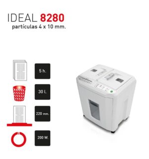 DESTRUCTORA IDEAL 8280 CC SHREDCAT AUTO FEED (4x10)